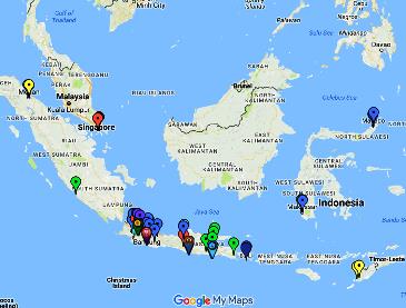 Peta Lokasi (Google Map) Program Kuliah Reguler Nomor